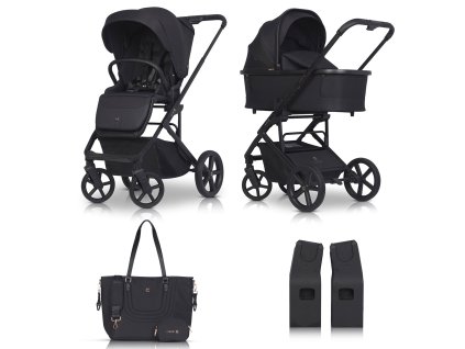 zestaw 2w1 wozek dzieciecy cavoe moi xl meteorite