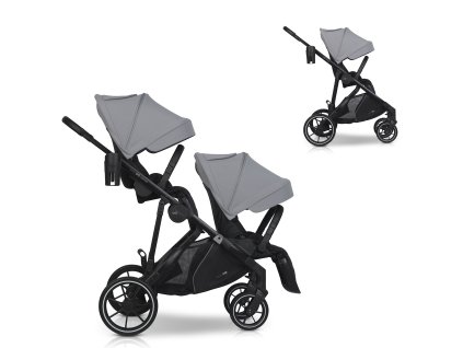 wozek dzieciecy easygo duoflex cloudy gray 2 siedz