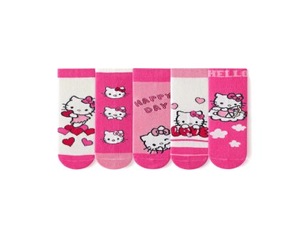 POSN2372A detske ponozky hello kitty pink 2 5 let 5 paru