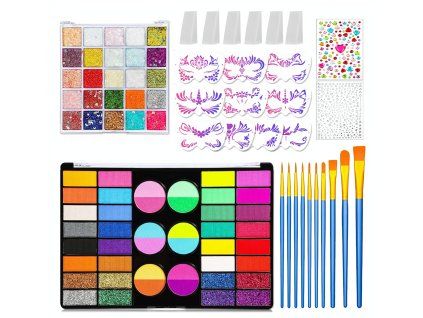 OPBH2399A maxi sada barev na telo a oblicej s doplnky glamour 98ks