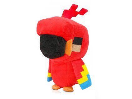PHPL2404A plysova hracka minecraft papousek mini 15cm