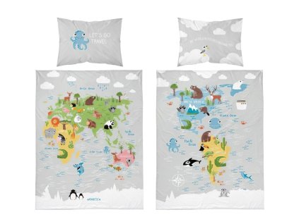 PODE1406AA detske povleceni svet 135x100cm
