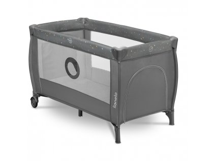 Lionelo cestovná postieľka Stefi plus (Farba Grey Multicolor)