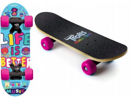 Dětský skateboard Trolové 43 cm