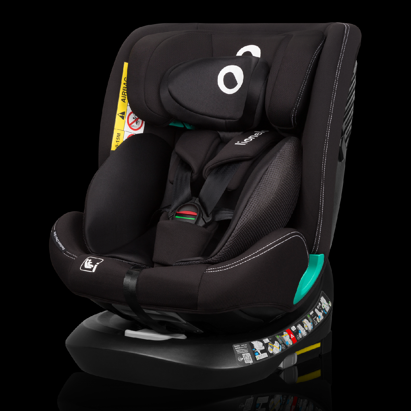 Levně Autosedačka Lionelo BASTIAAN ONE I-size 40-150 cm ISOFIX Barva: Black Carbon