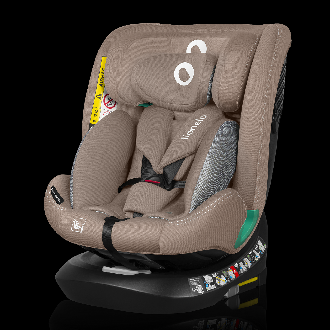 Levně Autosedačka Lionelo BASTIAAN ONE I-size 40-150 cm ISOFIX Barva: Beige Sand