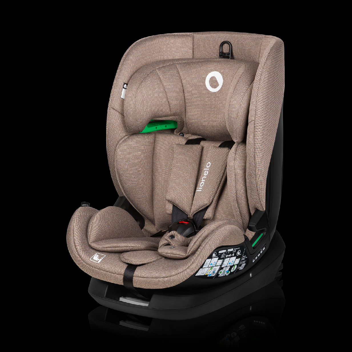 Levně Autosedačka Lionelo LAVENDER I-size 76-150 cm ISOFIX Barva: Beige Latte