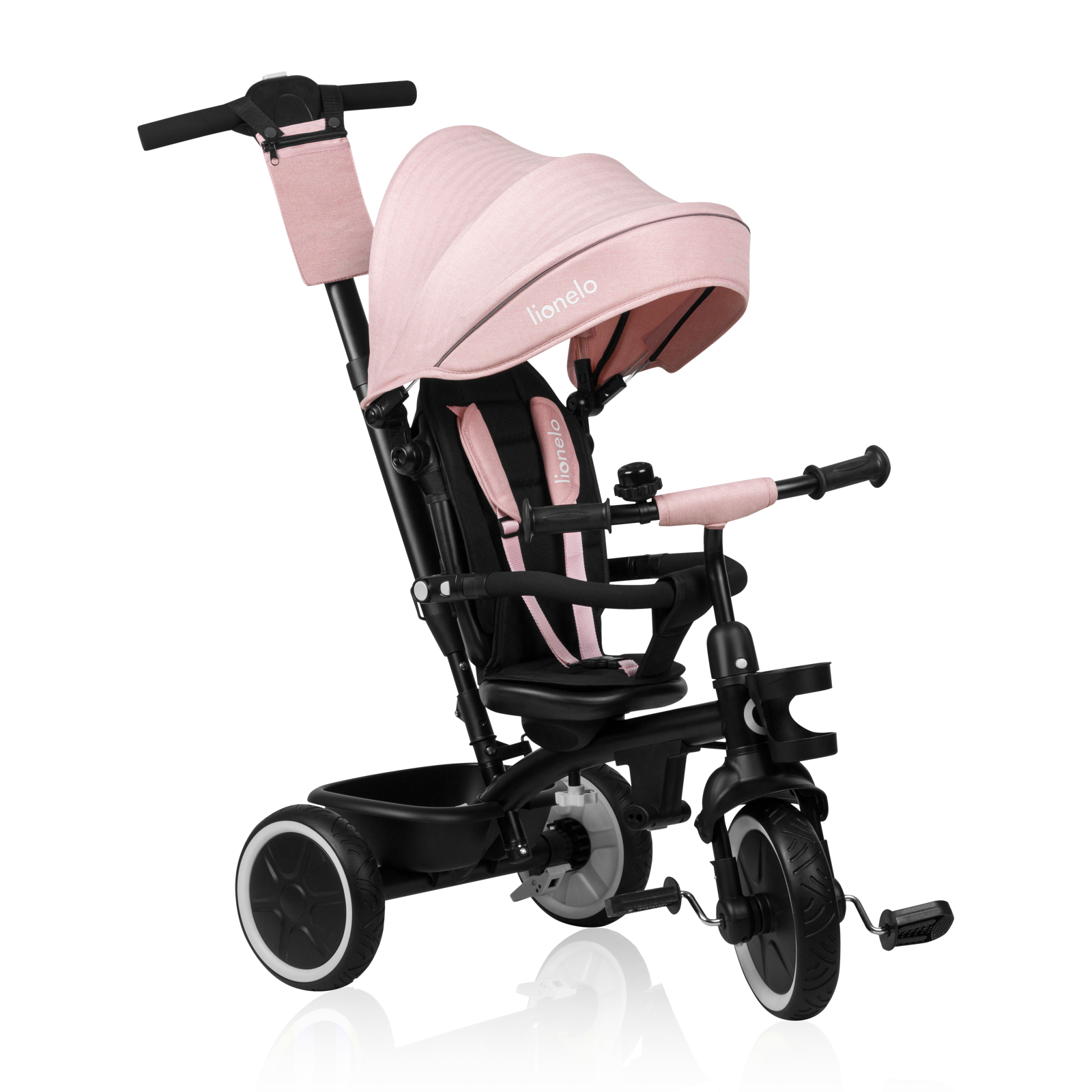 Levně Lionelo tříkolka 2v1 BERRY Barva: Pink Rose