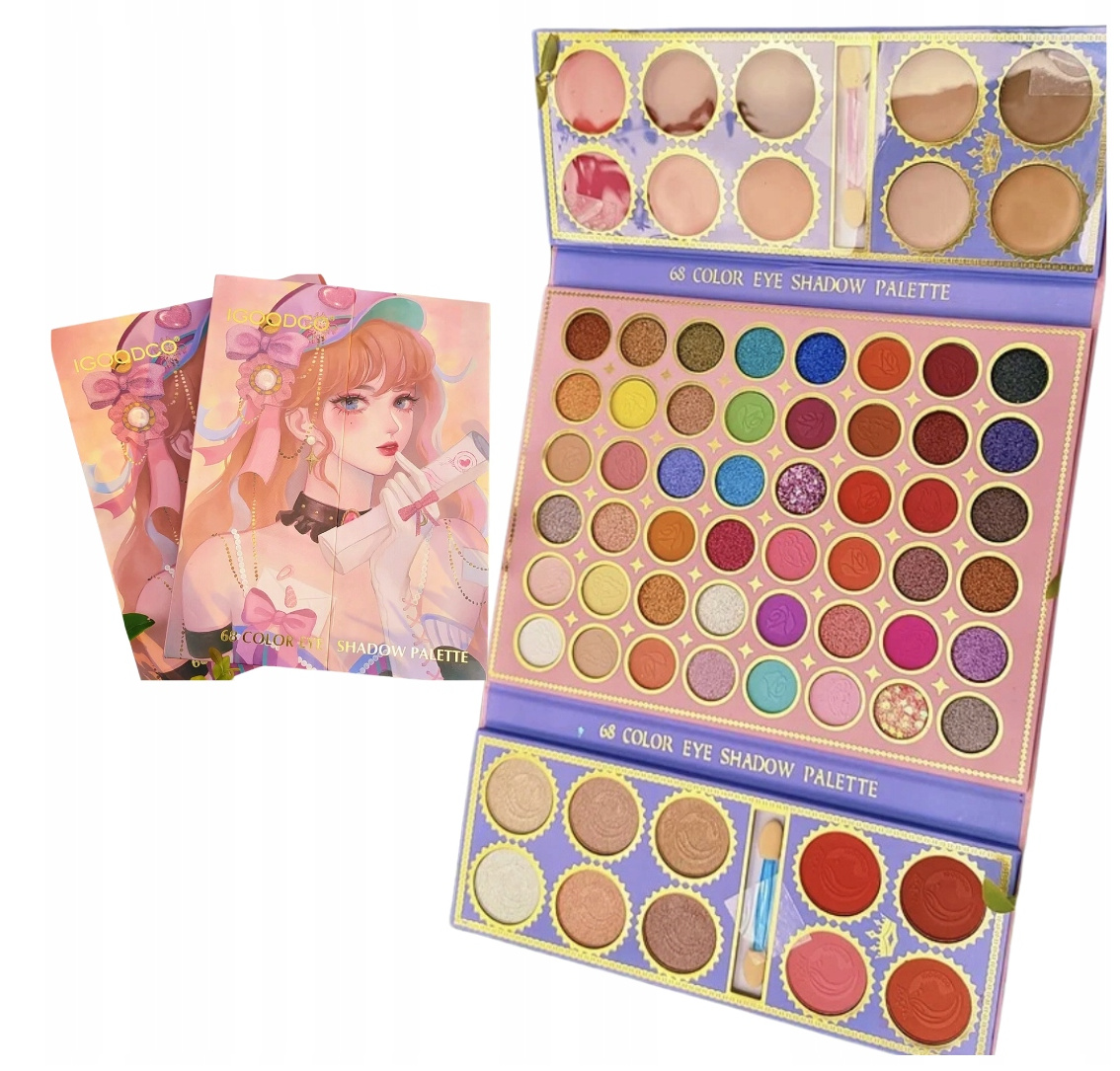 Levně bHome Dětská kosmetická paleta s očními stíny Shadow 68ks