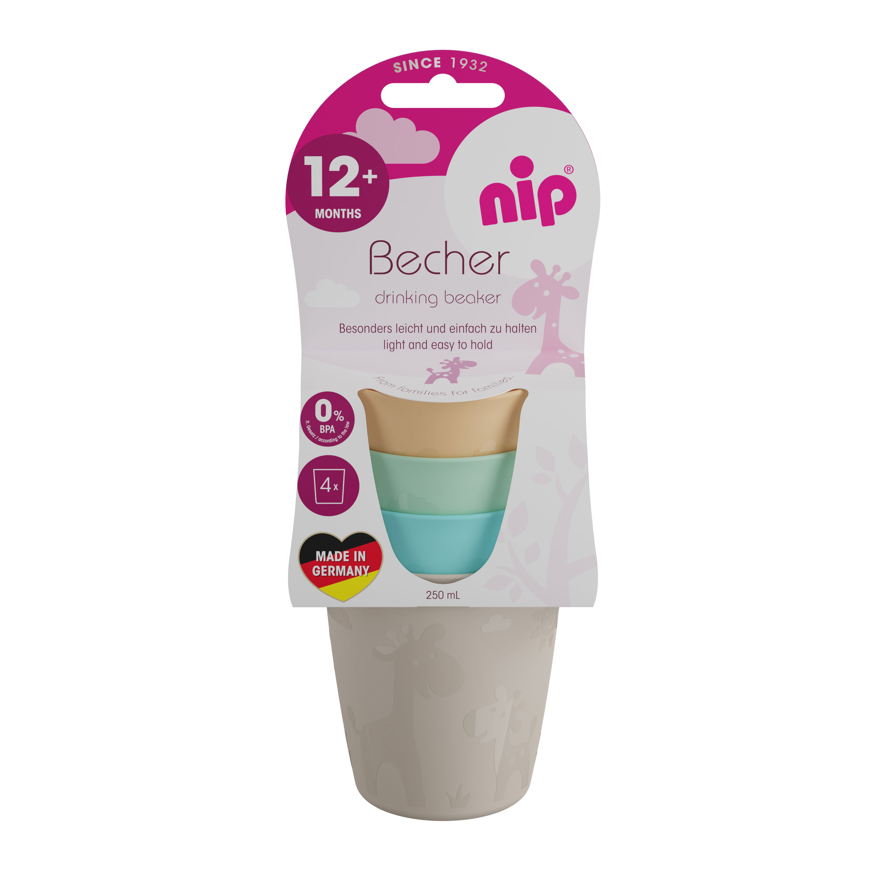 Levně NIP Kalíšek na pití, 4ks