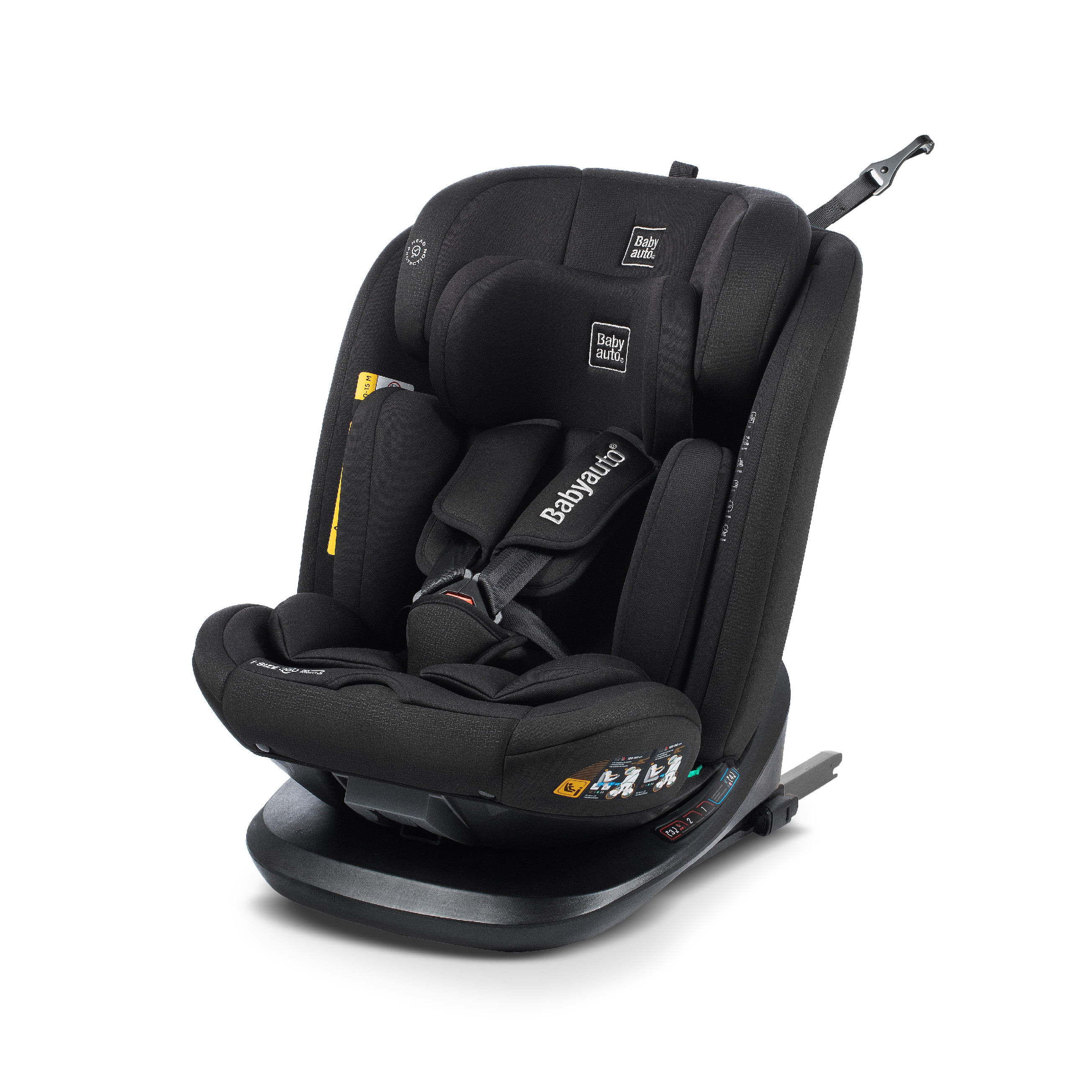 Levně BabyAuto CARIO iFIX i-Size 360 40-150 autosedačka, black