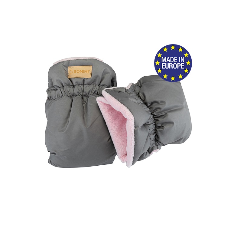Levně Bomimi FLAF PREMIUM rukavice, grey-pink