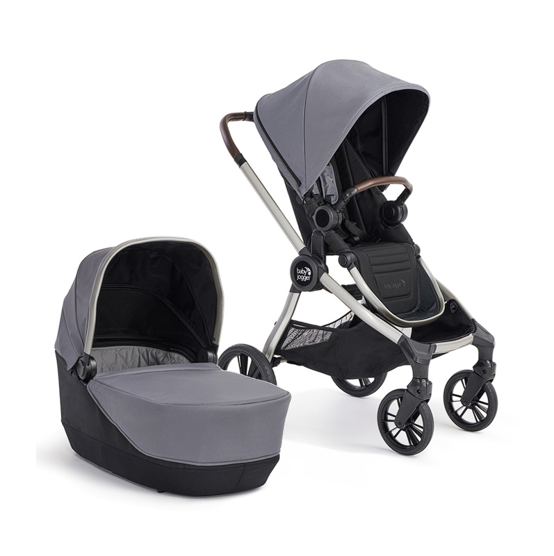 Baby Jogger BabyJogger CITY SIGHTS 4WM AKČNÍ set 2v1 (kočárek+korba) vč. madla DARK SLATE
