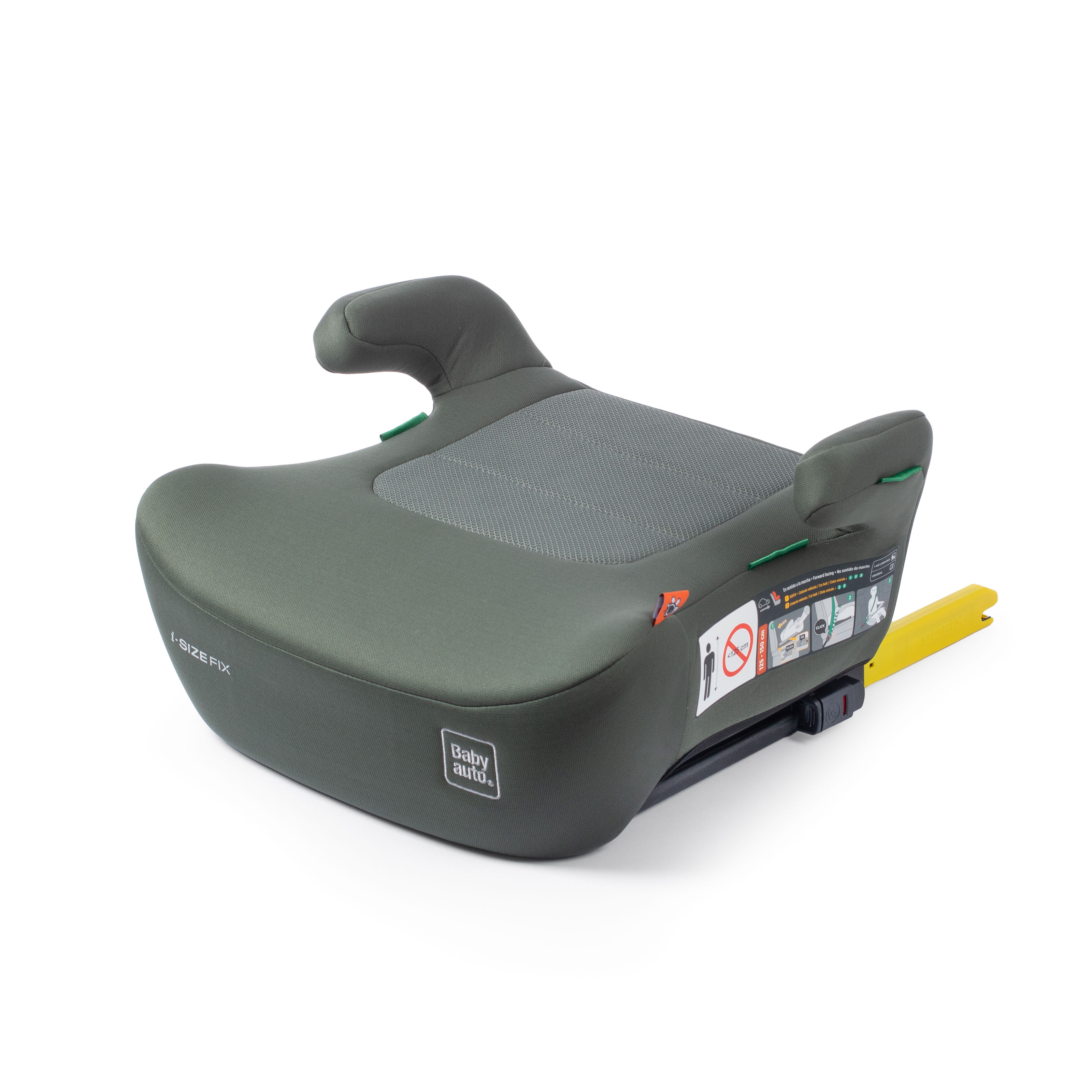 Levně BabyAuto GEKKO iFIX 125-150, podsedák velký, pine green