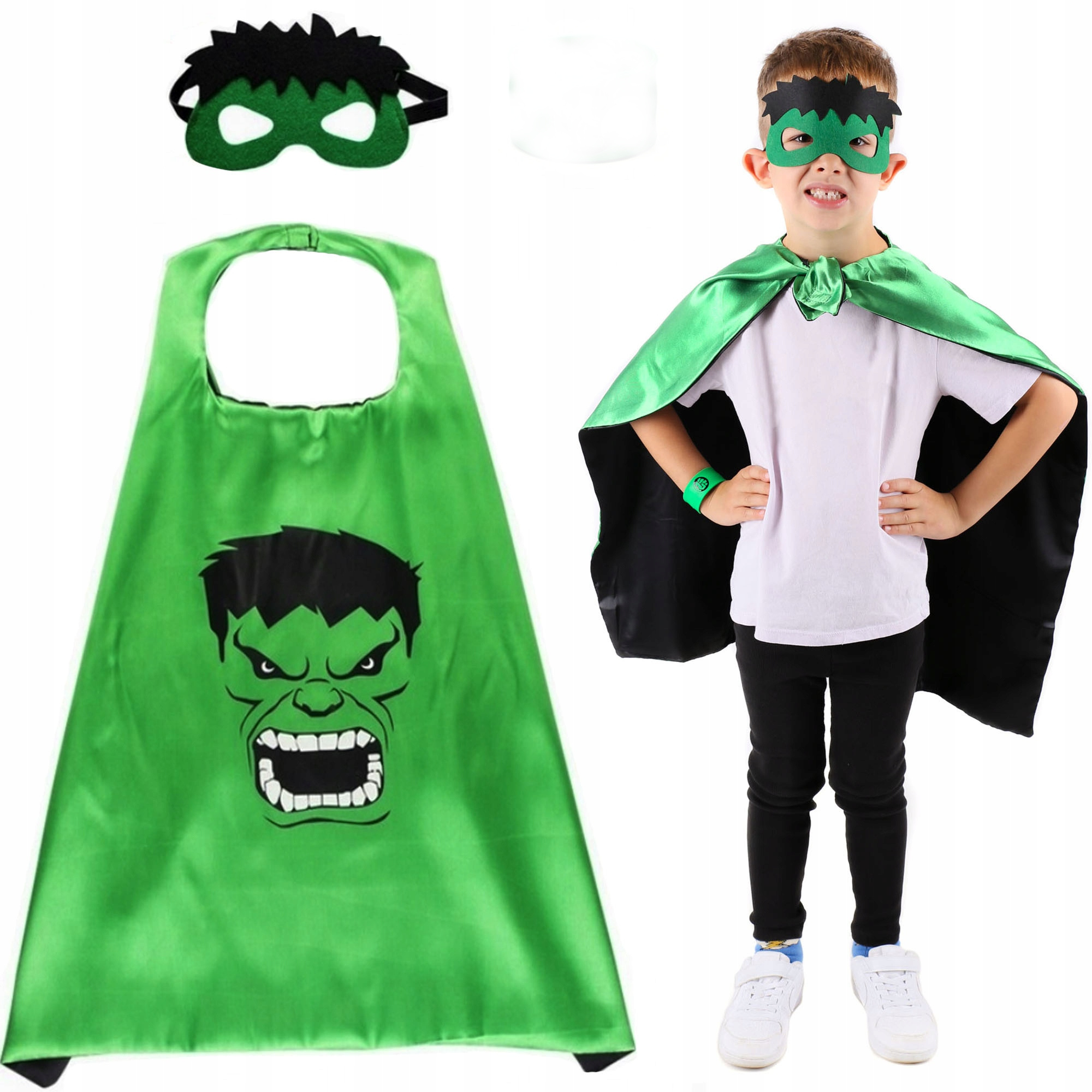 Levně FunCo Dětský karnevalový převlek Avengers Hulk 2v1