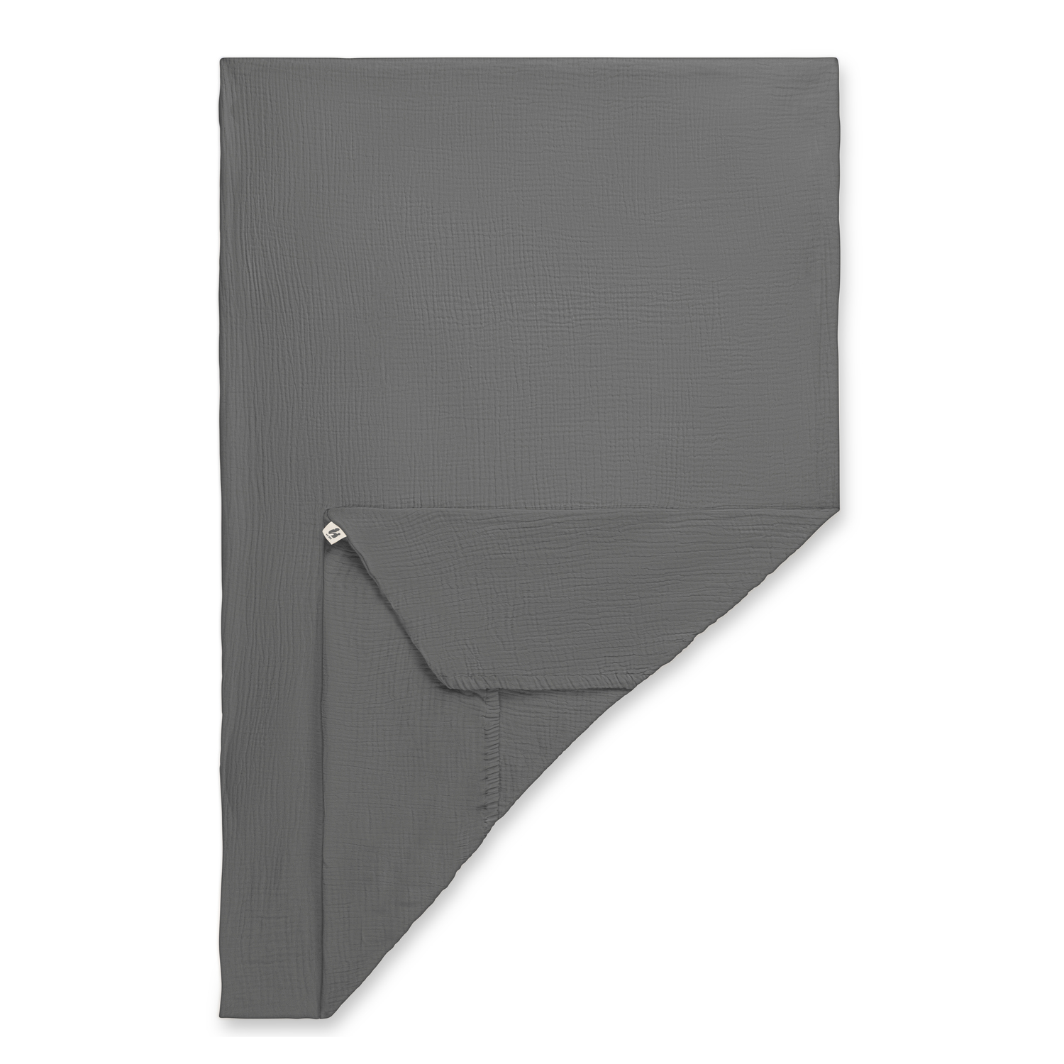 Levně Hauck Měkké napínací prostěradlo 120x60, mušelín, dark grey