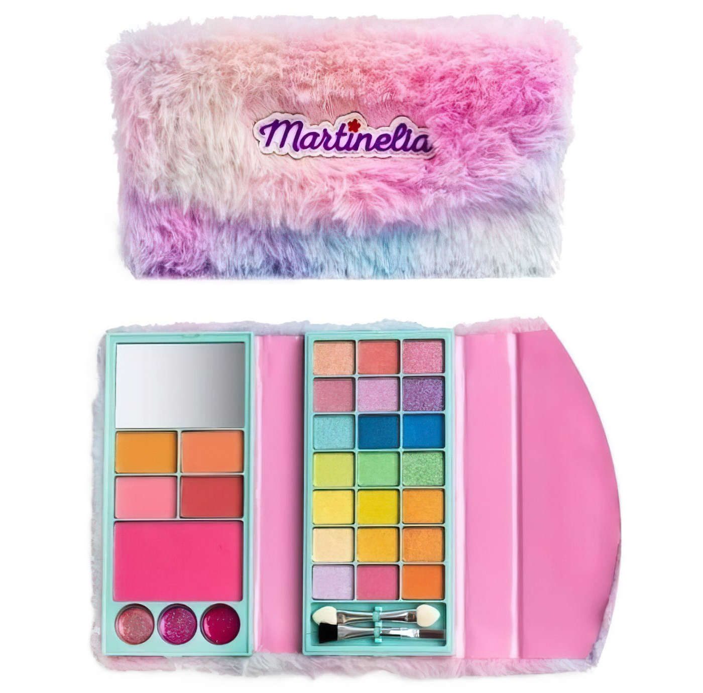 Levně Martinelia Dětská kosmetická paletka na líčení Lady bag soft touch