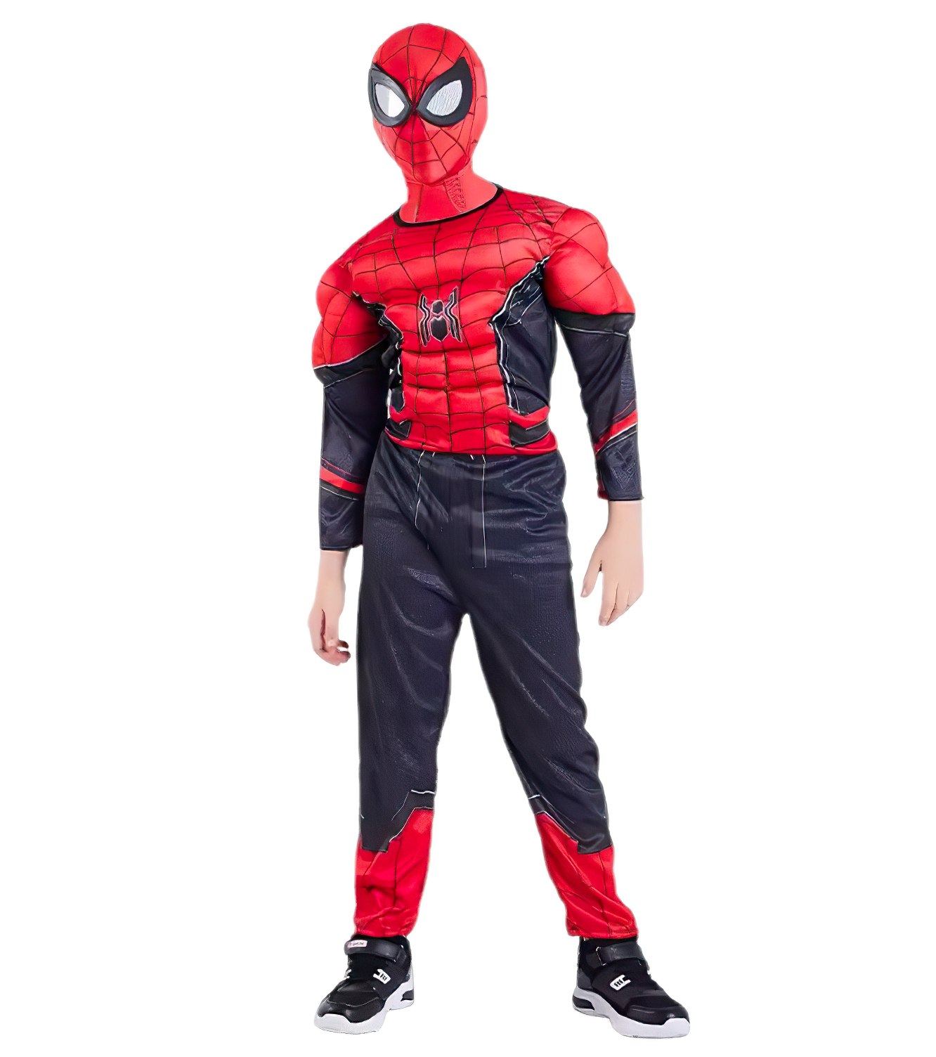 Levně FunCo Dětský kostým Spiderman s maskou Premium 122-134 L