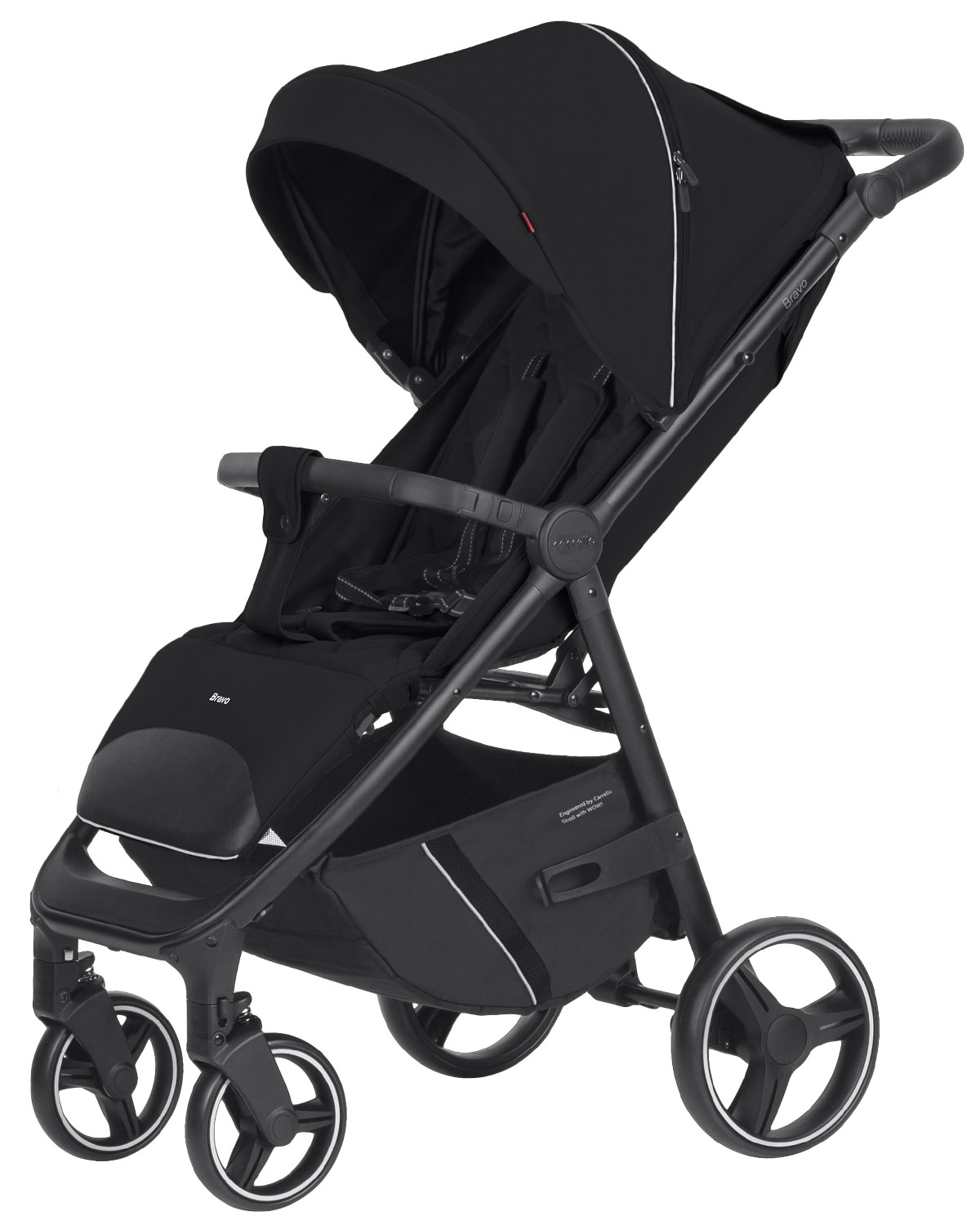 Dětský kočárek CARRELLO Bravo 2024 CRL-8512 Pure Black