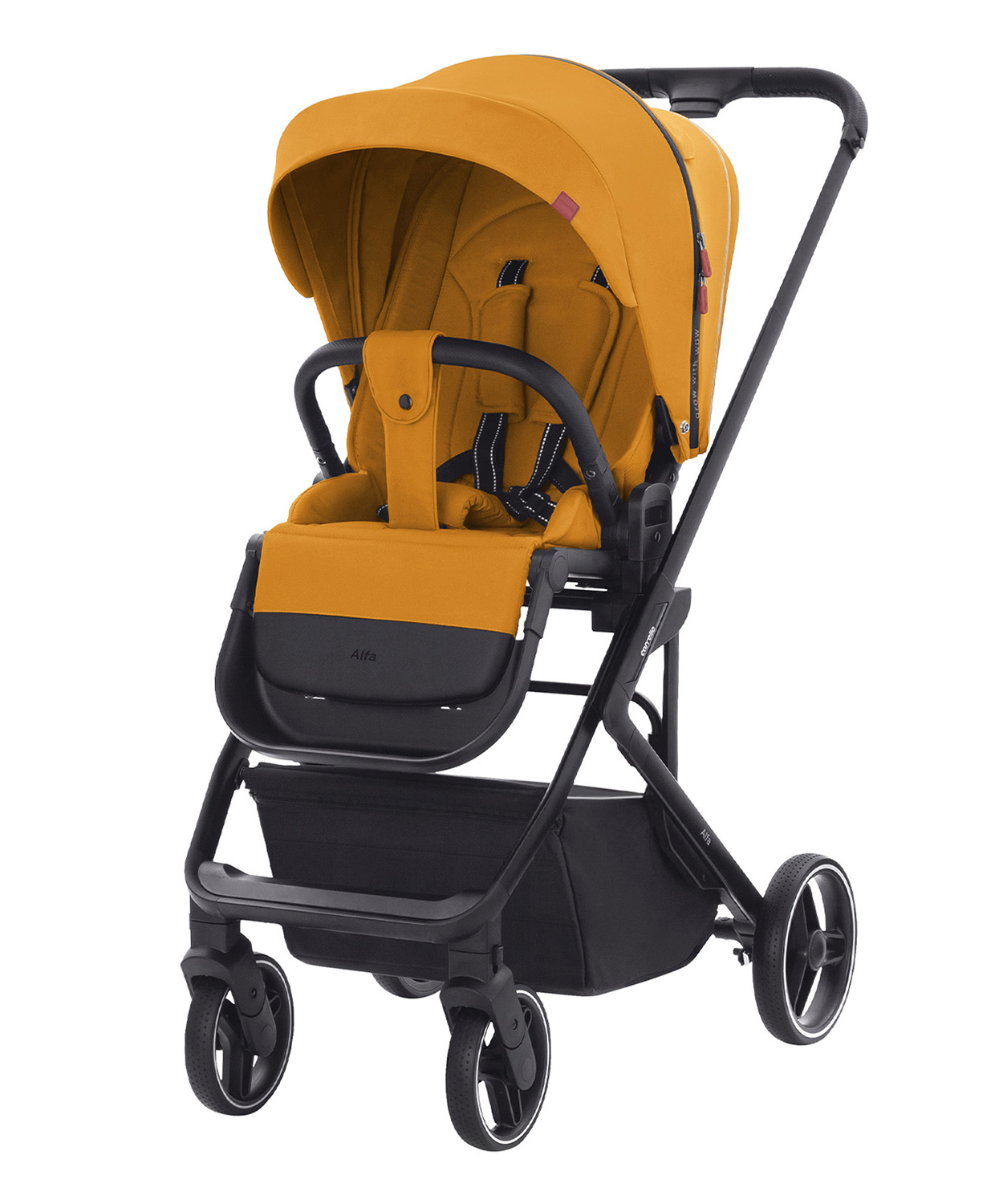 Levně Kočárek 2v1 CARRELLO Alfa CRL-6507 Sunrise Orange