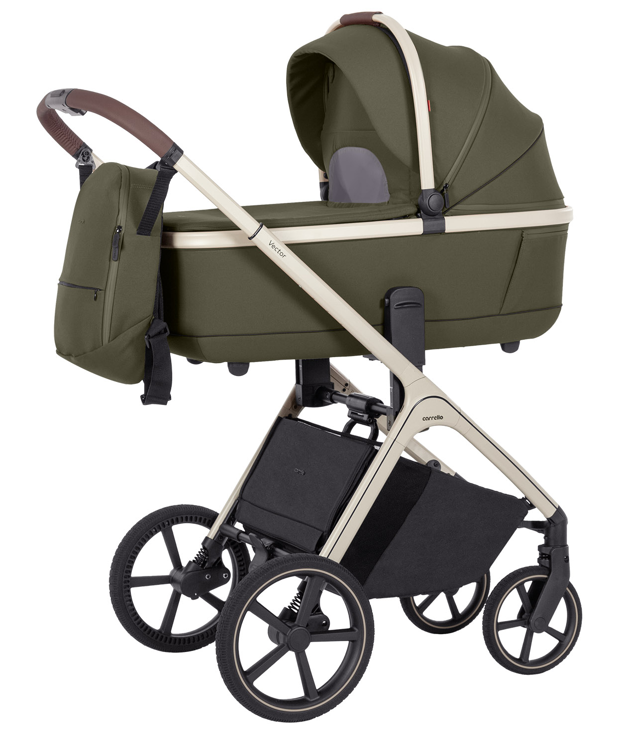 Levně Dětský kočárek 2v1 CARRELLO Vector CRL-6550 Deep Green