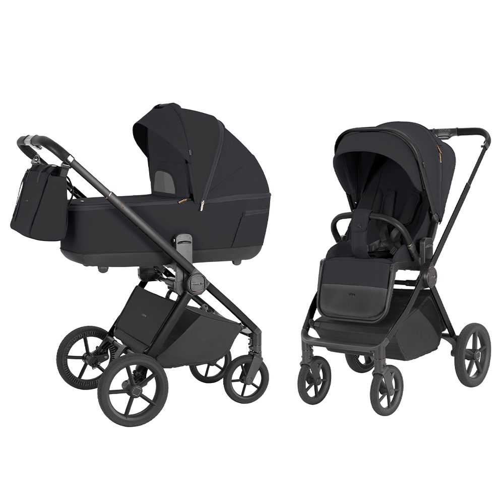 Levně Dětský kočárek 2v1 CARRELLO Ultra CRL-6527 Basalt Black