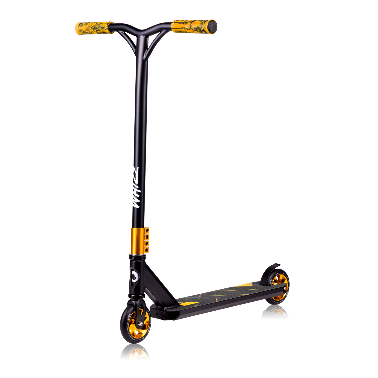 Levně Lionelo koloběžka Whizz Farba: Black Carbon Yellow