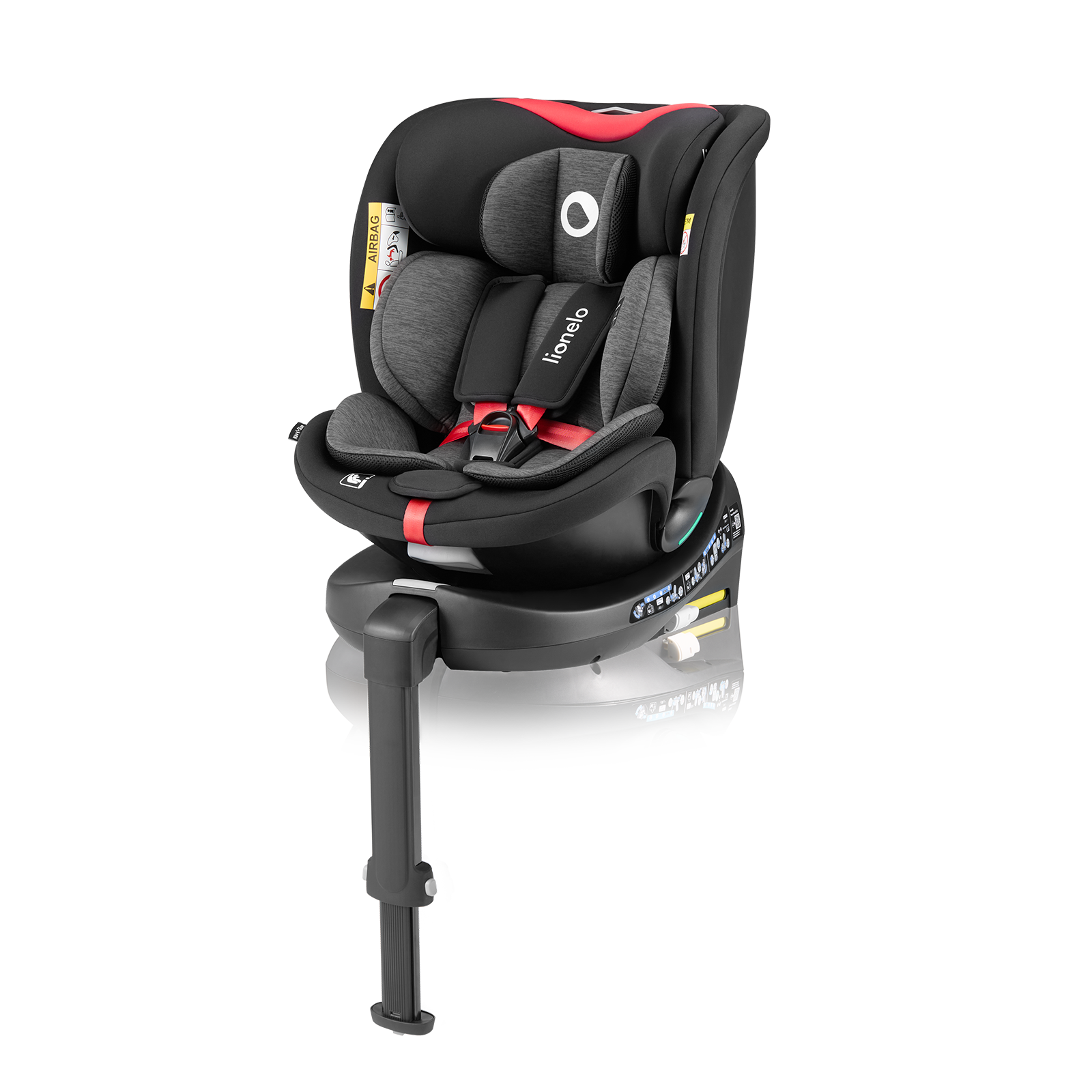 Levně Autosedačka Lionelo Navy I-Size 40 - 150 cm Farba: Black Red