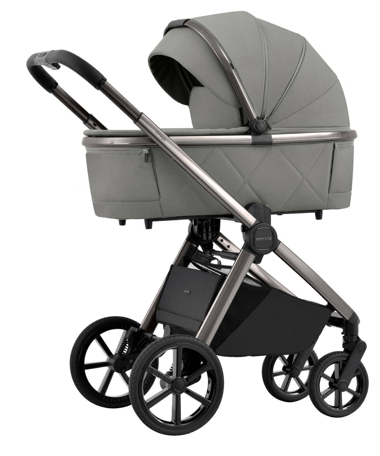 Levně Dětský kočárek 2v1 CARRELLO Omega CRL-6530/1 2025 Superb Grey