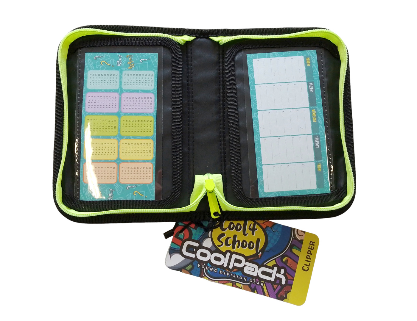 CoolPack Školní rozkládací penál Panda