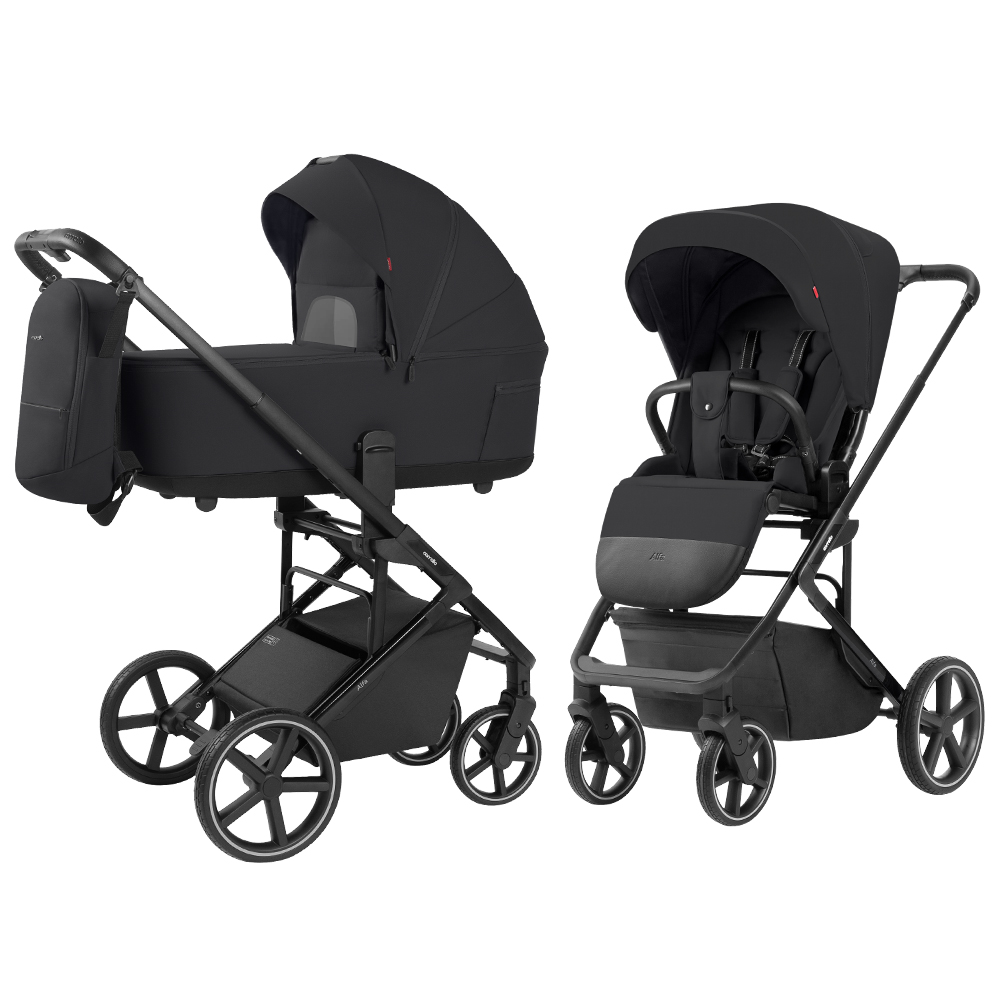 Levně Dětský kočárek 2v1 CARRELLO Alfa CRL-6522 Rock Black