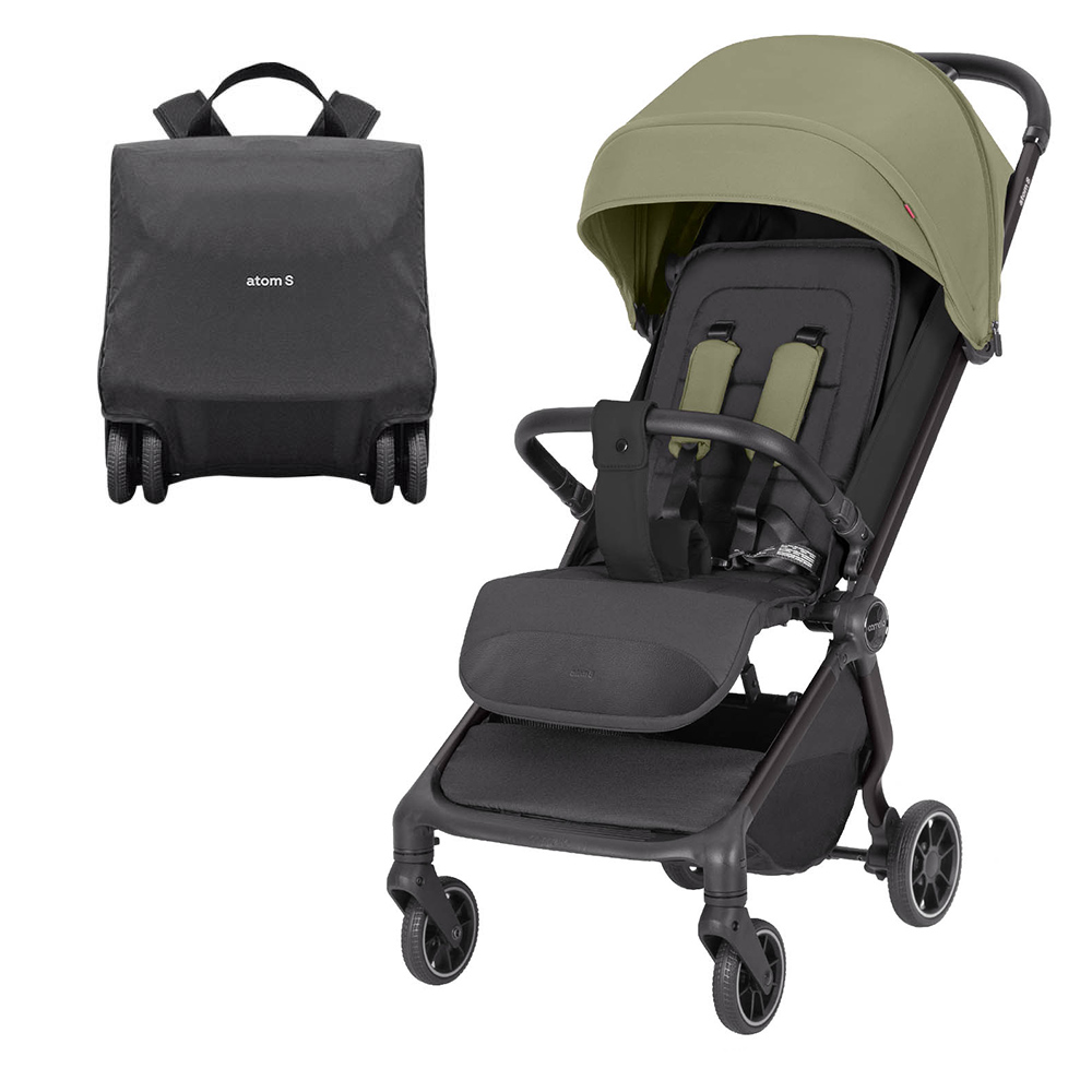 Dětský kočárek CARRELLO Atom S CRL-5526 Antique Green