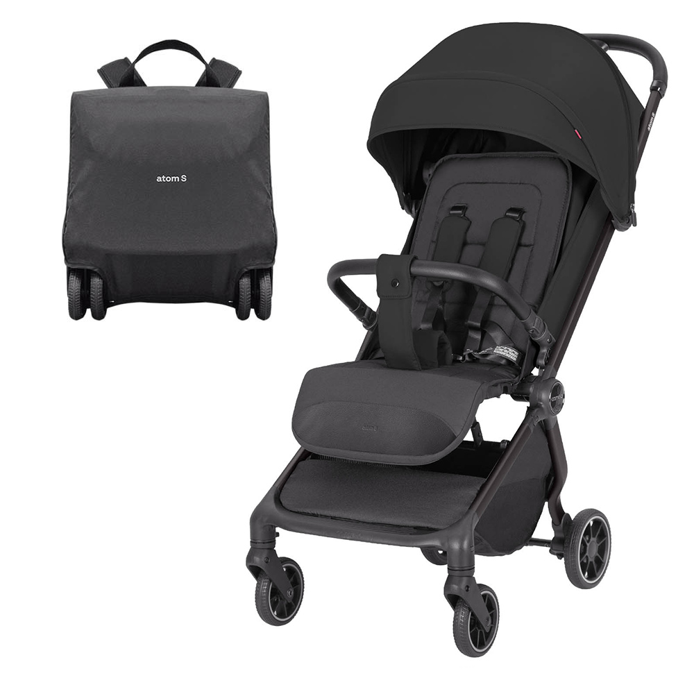 Levně Dětský kočárek CARRELLO Atom S CRL-5526 Storm Black