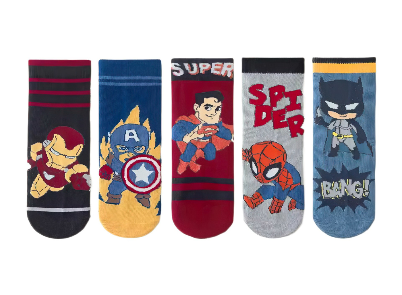 Levně Snugs Dětské ponožky Avengers 3-5 let 5 párů