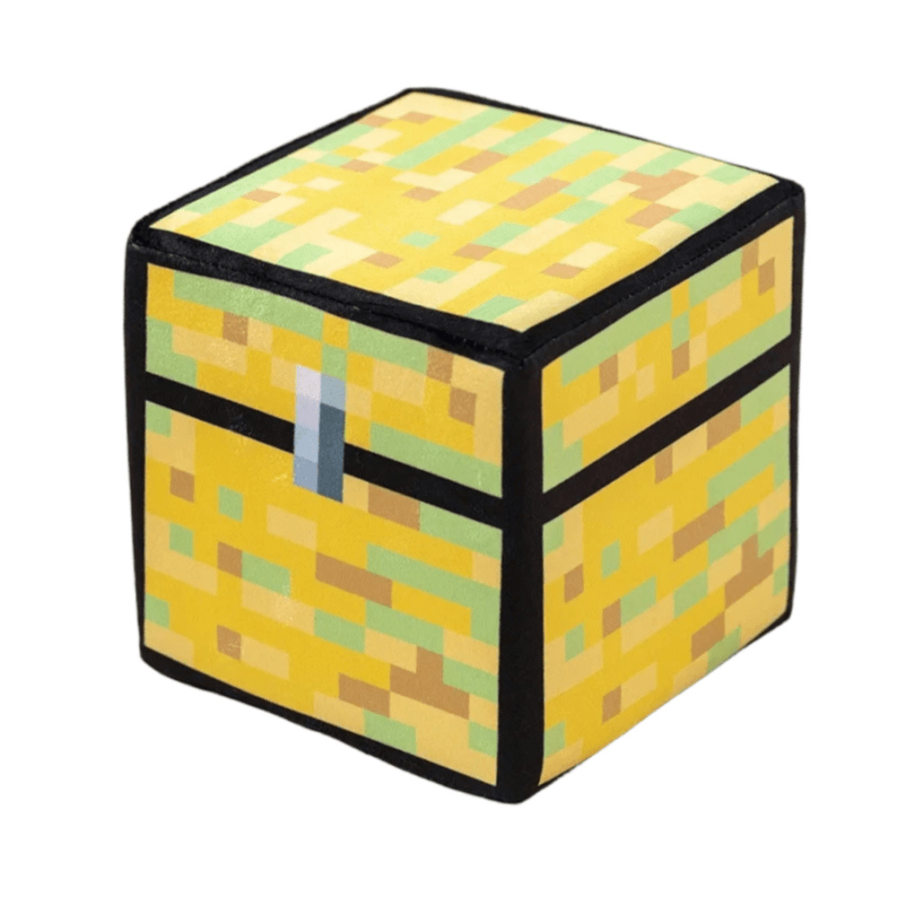 Levně Plush Pěnová kostka Minecraft blok Truhla 20cm