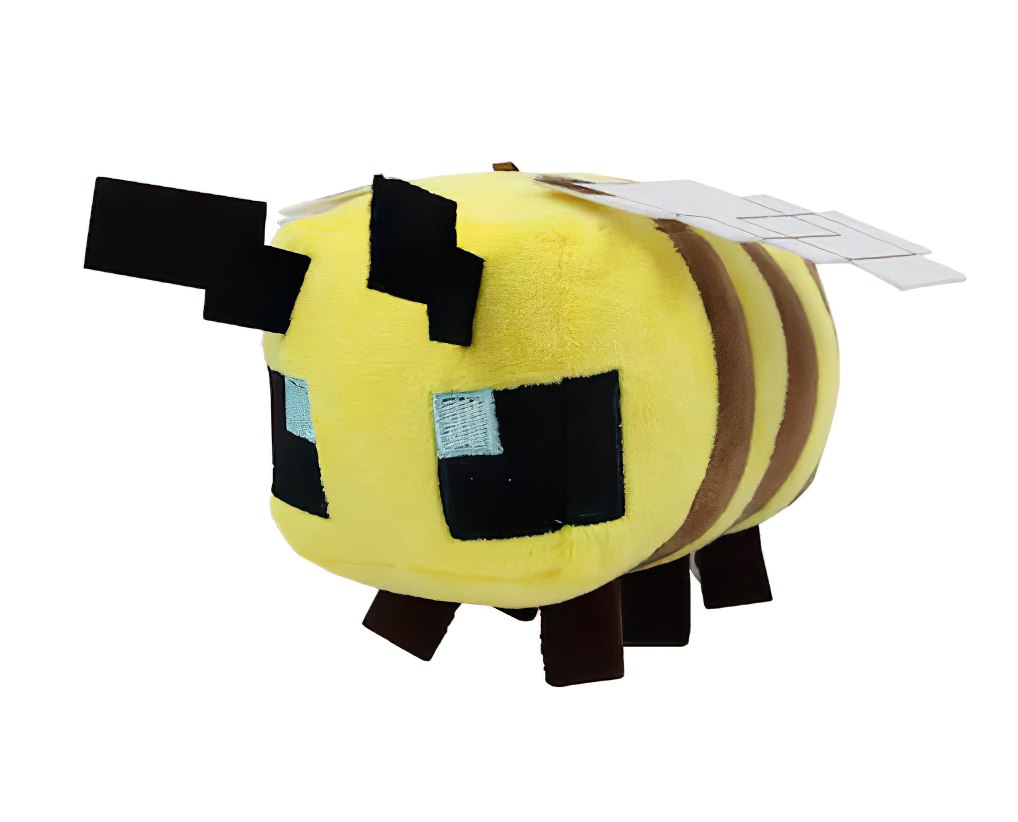 Plush Plyšová hračka Minecraft Včelka pixel 18cm