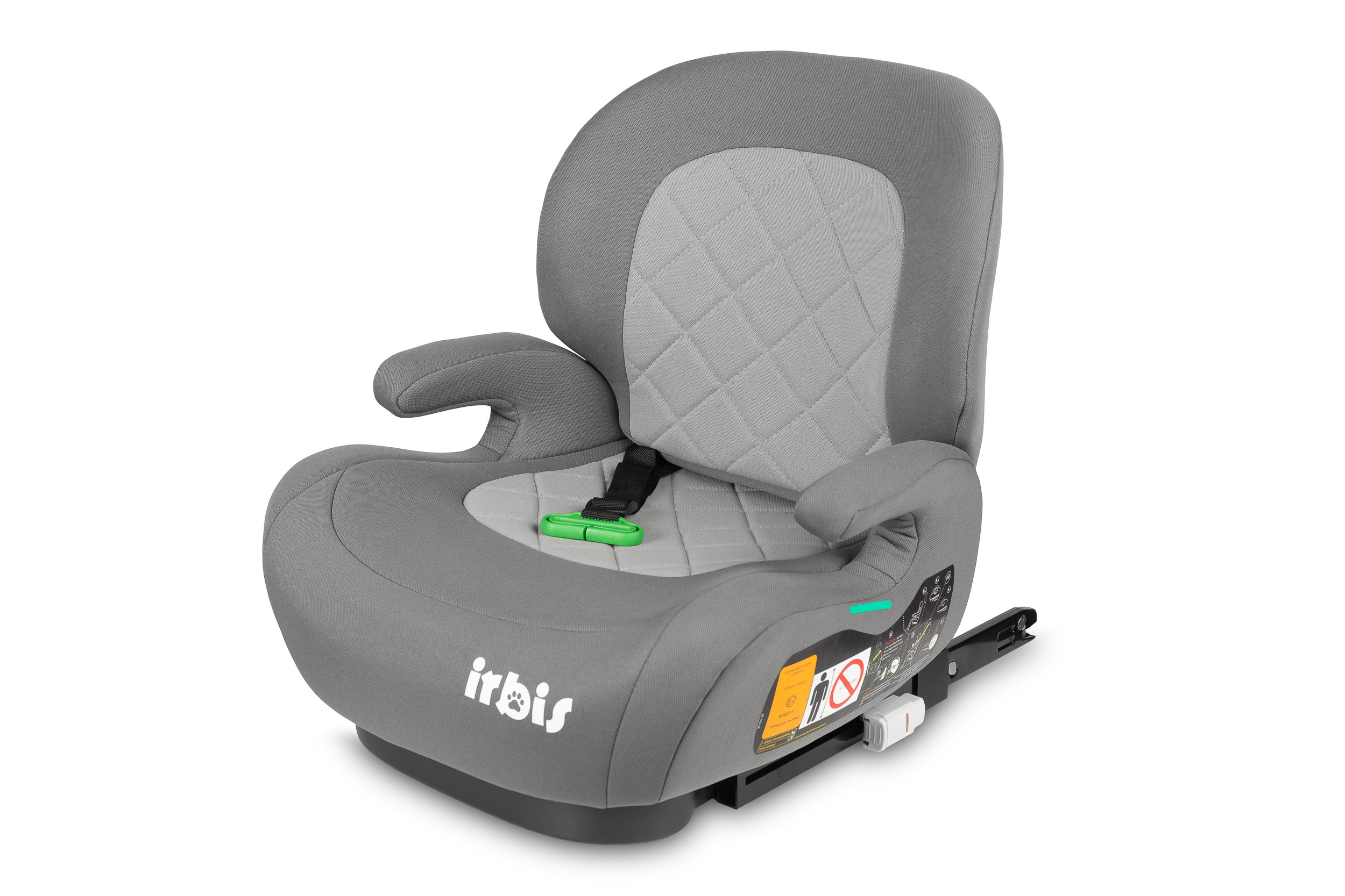 Autosedačka Caretero Irbis I-SIZE 125-150 cm, podsedak s opěrkou zad Farba: Graphite