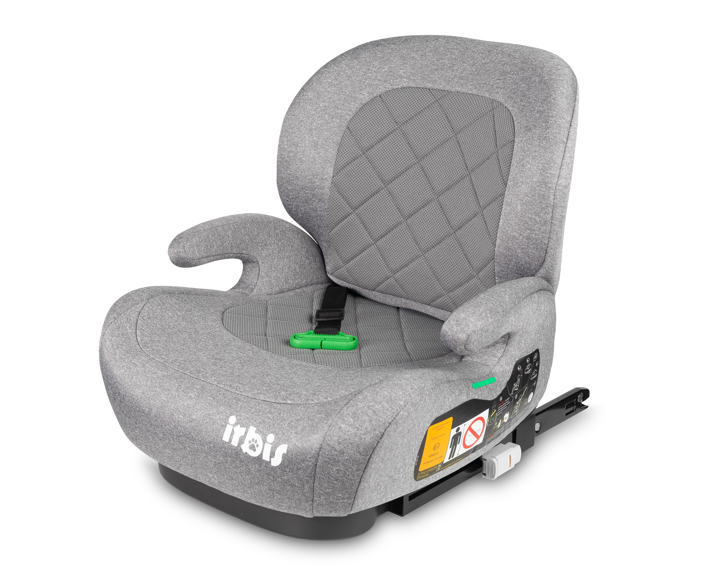 Autosedačka Caretero Irbis I-SIZE 125-150 cm, podsedak s opěrkou zad Farba: Grey Melange