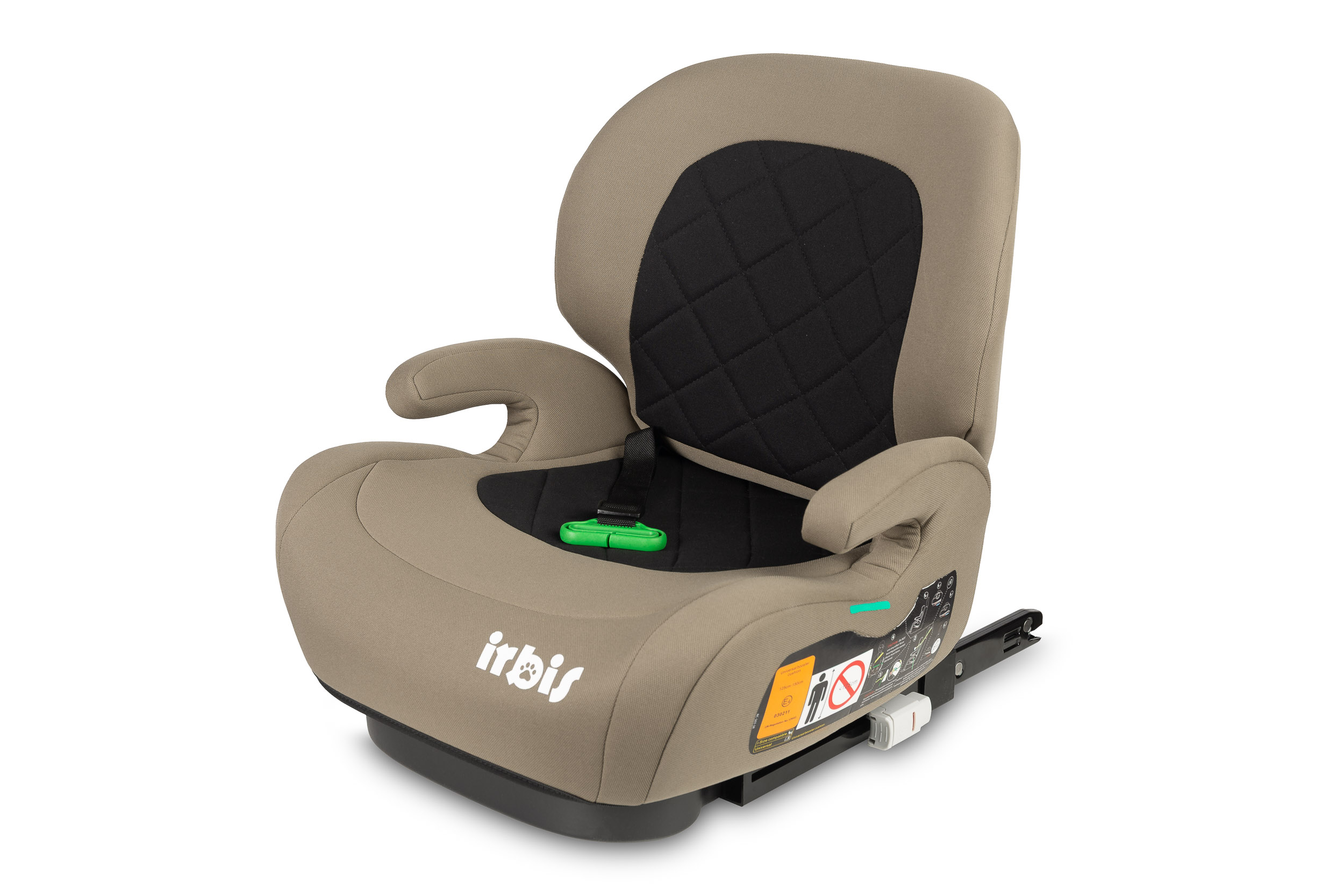 Autosedačka Caretero Irbis I-SIZE 125-150 cm, podsedak s opěrkou zad Farba: Beige