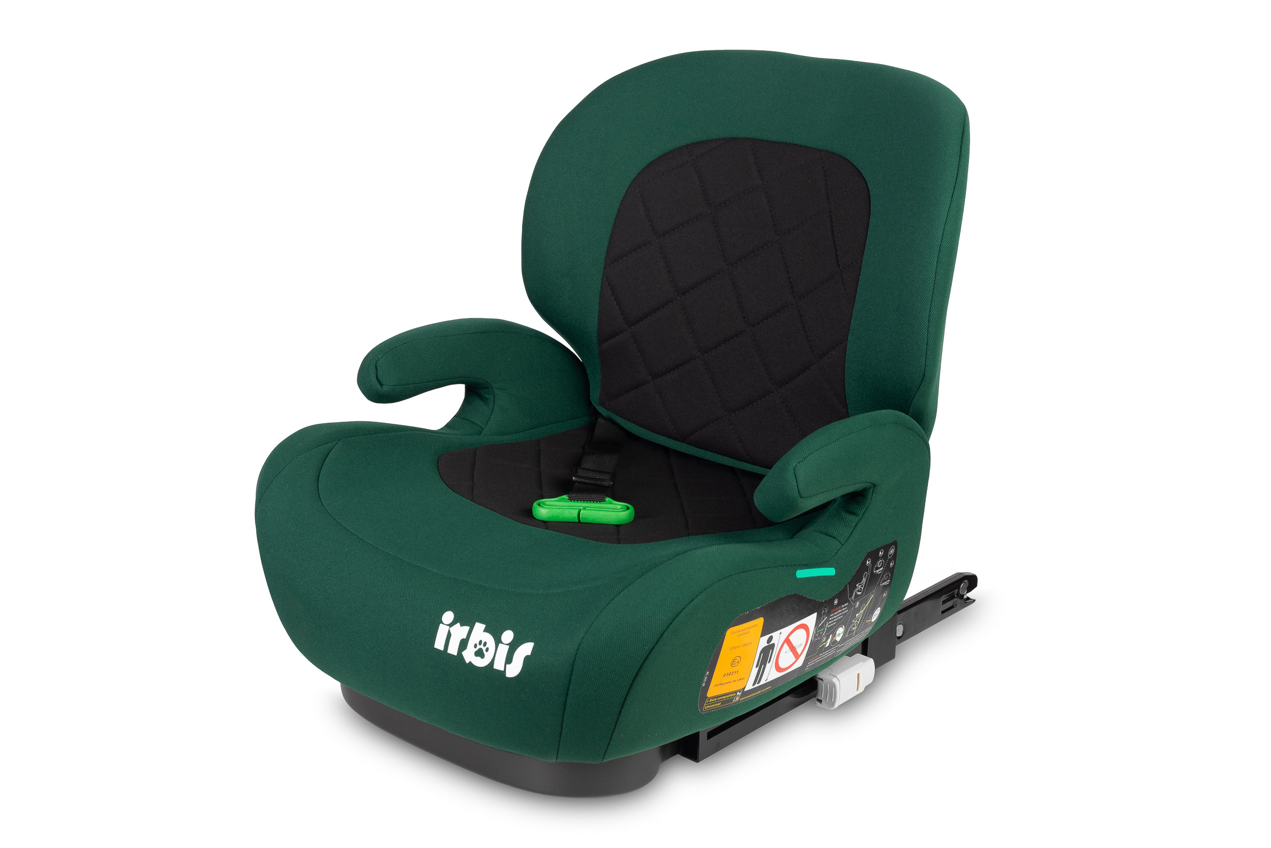 Levně Autosedačka Caretero Irbis I-SIZE 125-150 cm, podsedak s opěrkou zad Farba: Emerald