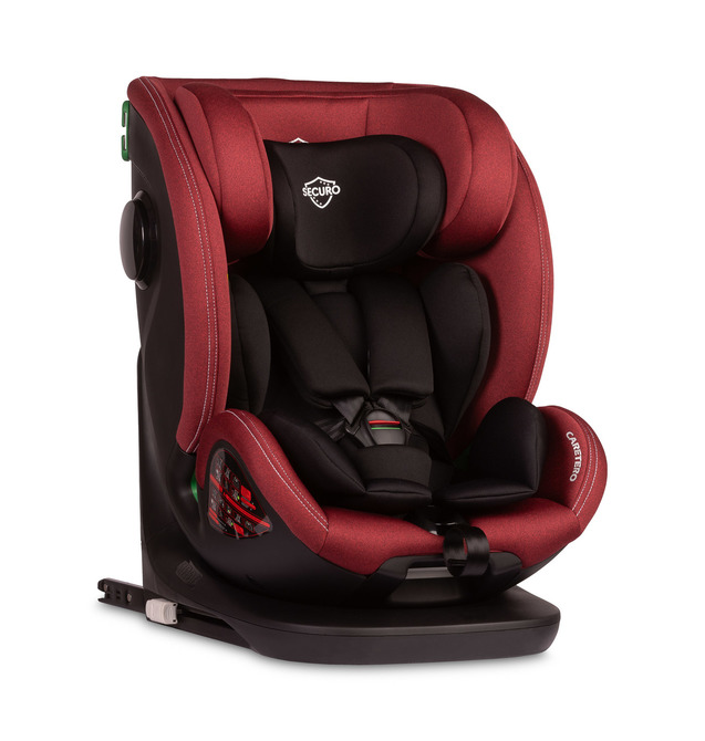Levně CARETERO autosedačka SECURO I-SIZE BURGUNDY (40-150)