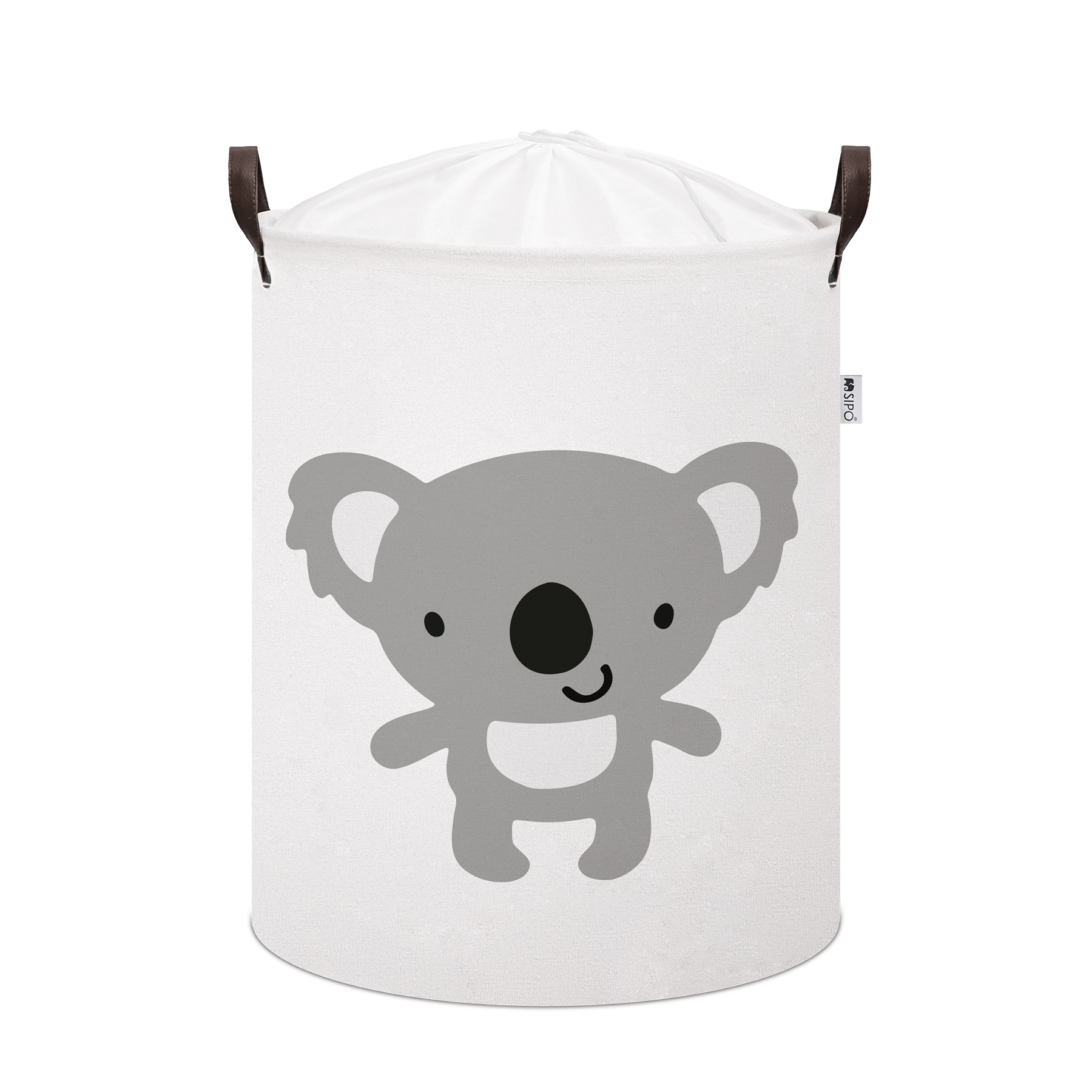 Sipo Koš na hračky se šňůrkou, skládací bavlněný / 43 l, Koala
