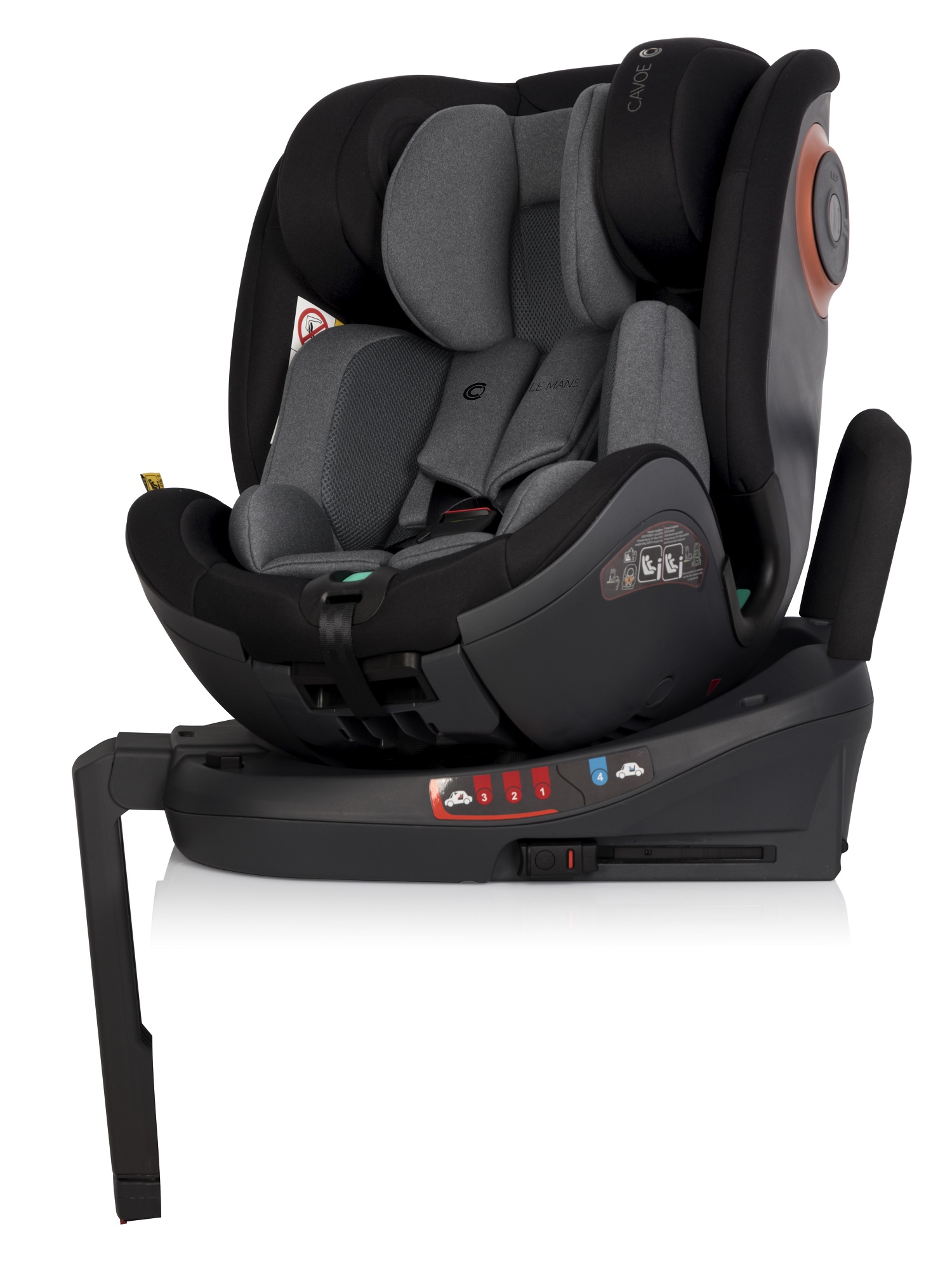 Cavoe Le Mans autosedačka I-Size 40-150 cm Iron