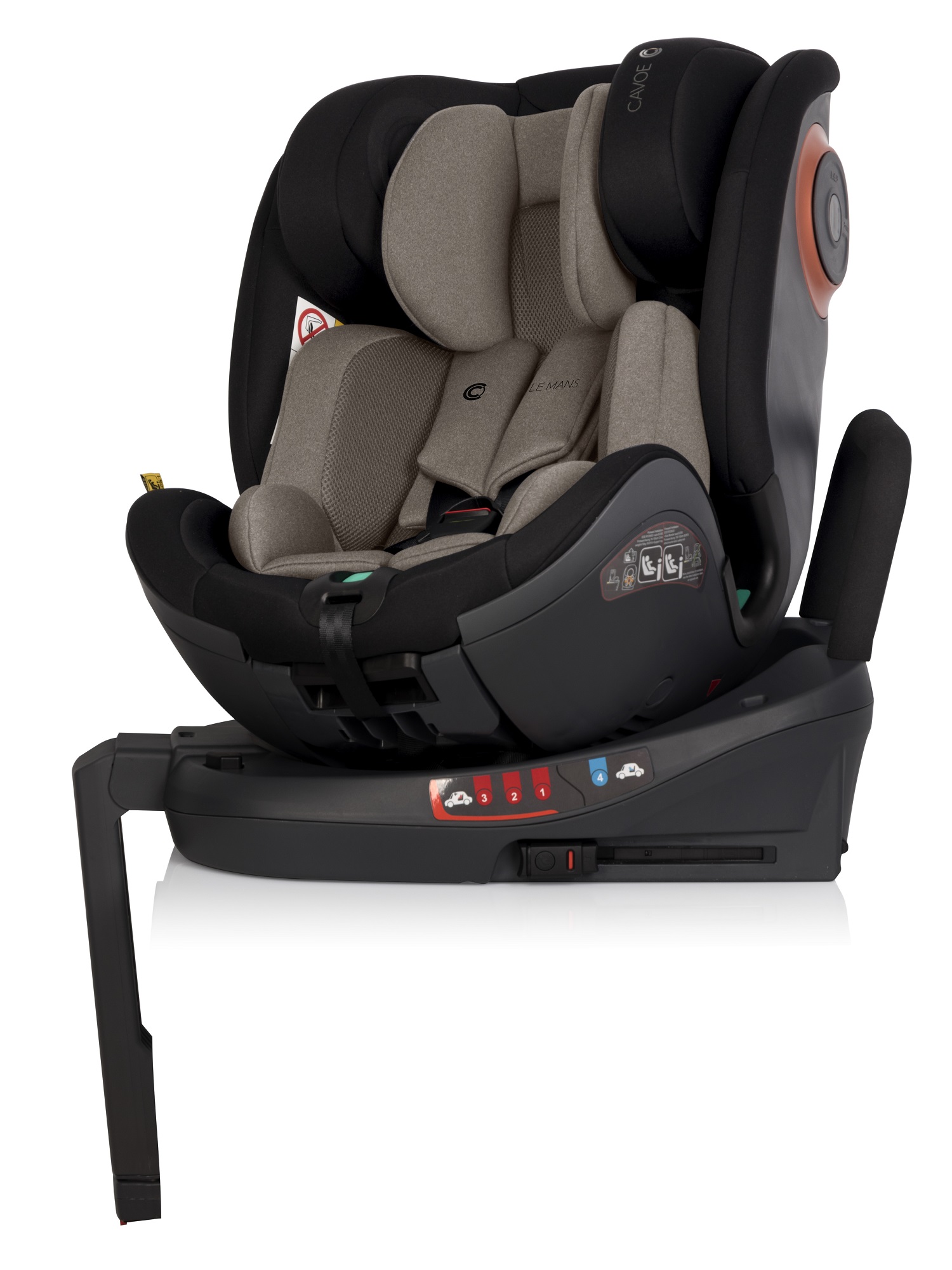 Cavoe Le Mans autosedačka I-Size 40-150 cm Taupe