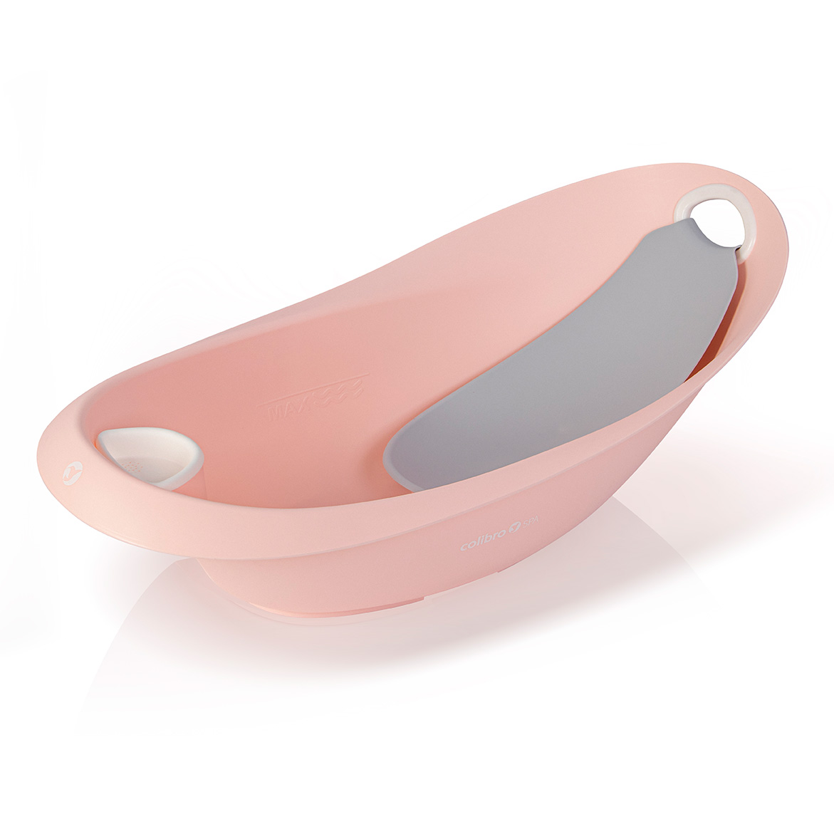 Levně Vanička Colibro Spa se špuntem a podložkou Crystal Pink