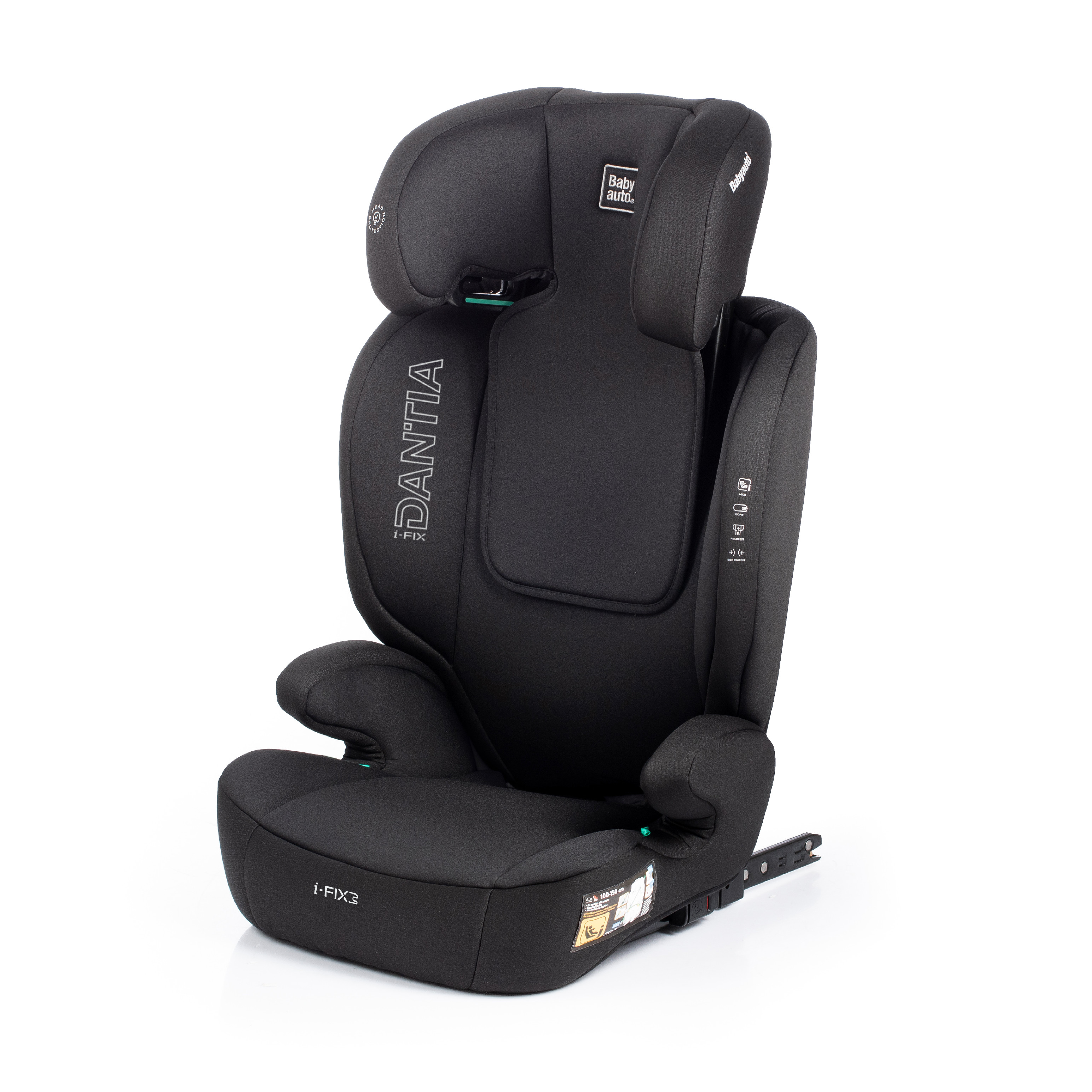 BabyAuto DANTIA iFIX 100-150 autosedačka, BLACK CROSS