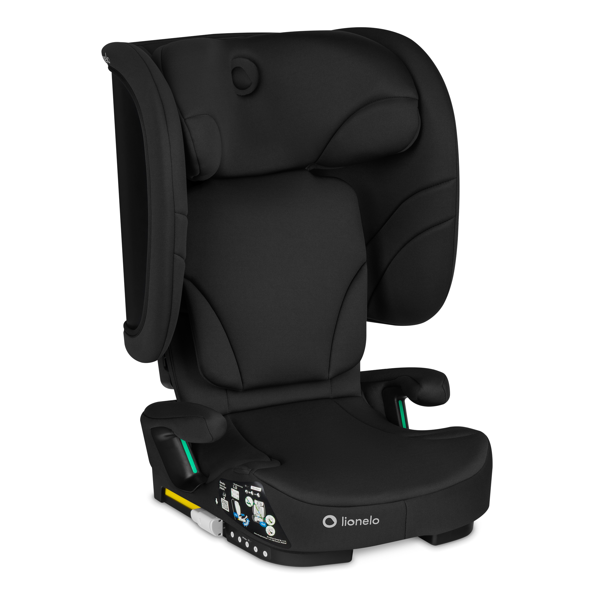 Autosedačka Lionelo Orin i-Size 100-150 cm Farba: Black Carbon