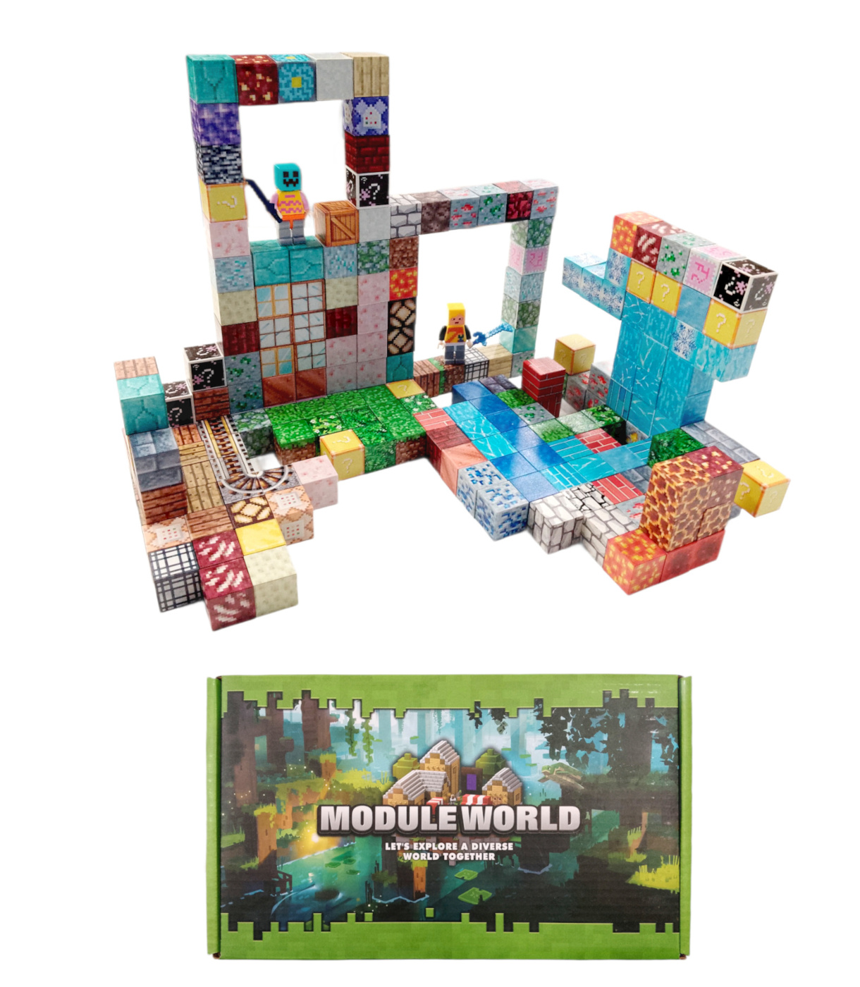 Levně Toybit Magnetická stavebnice Minecraft Special blocks 202ks