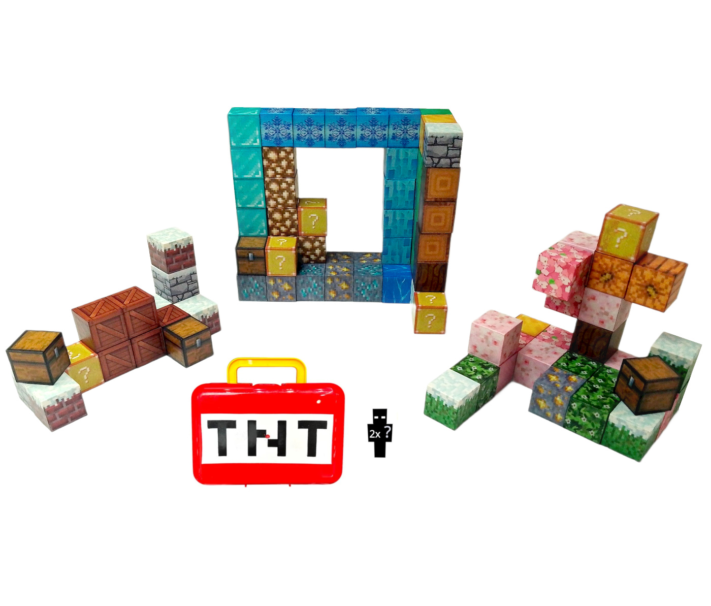 Levně Toybit Magnetická stavebnice Minecraft TNT box 98ks
