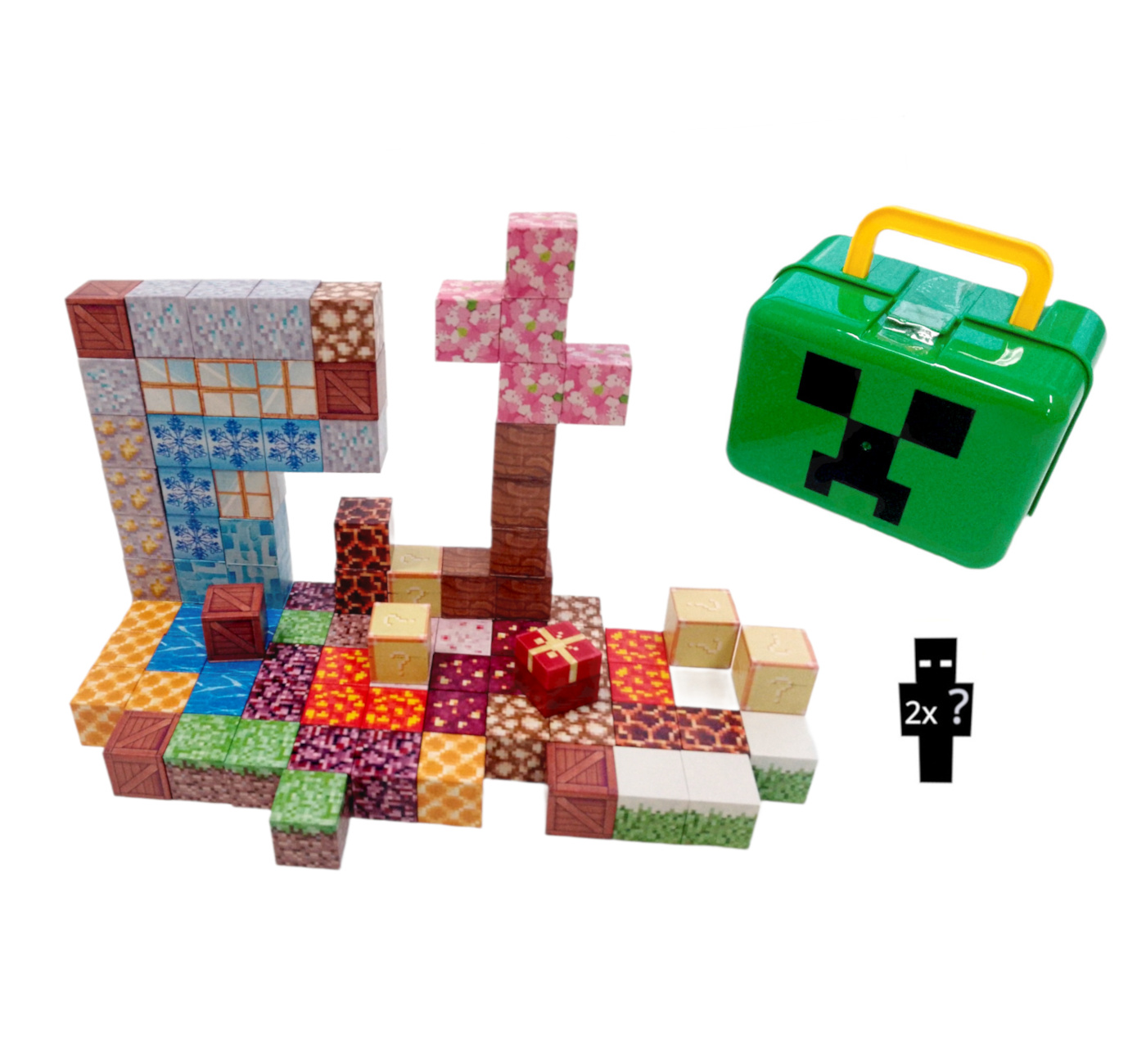 Levně Toybit Magnetická stavebnice Minecraft Creeper box 98ks